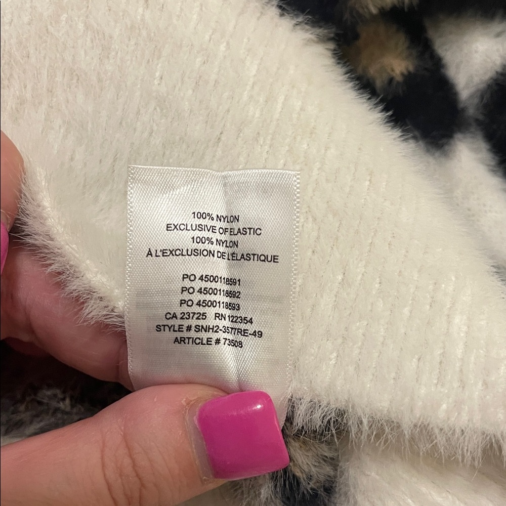 EUC! Aritzia/Sunday Best Leopard Print Sweater, Size XS - Picture 4 of 7